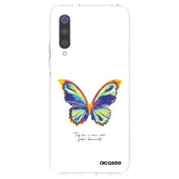 Picasee Xiaomi Mi 9 Hülle - Transparentes Silikon - Diamanty White