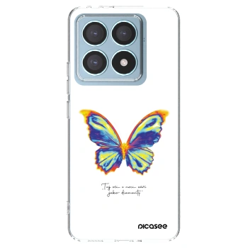 Picasee Xiaomi 14T Pro Hülle - Transparentes Silikon - Diamanty White