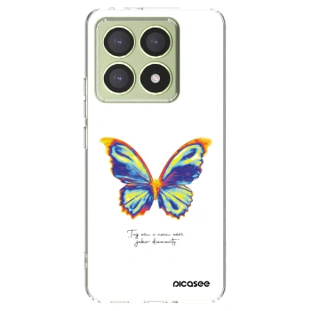 Picasee Xiaomi 14T Hülle - Transparentes Silikon - Diamanty White