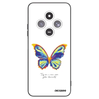 Picasee Xiaomi Redmi 14C Hülle - Schwarzes Silikon - Diamanty White
