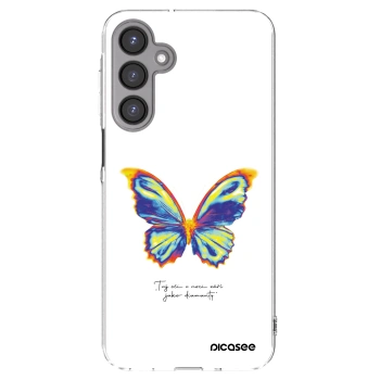 Picasee Samsung Galaxy A16 5G Hülle - Transparentes Silikon - Diamanty White