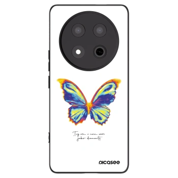 Picasee Honor Magic7 Lite 5G Hülle - Schwarzes Silikon - Diamanty White