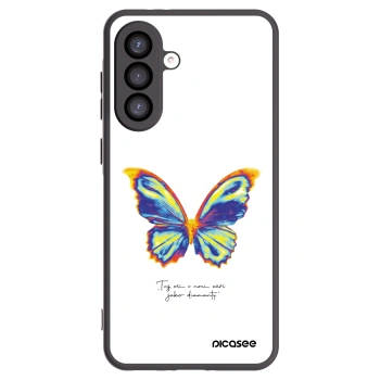 Picasee Samsung Galaxy A26 5G A266B Hülle - Schwarzes Silikon - Diamanty White