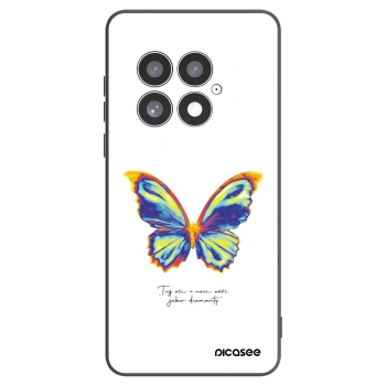 Picasee OnePlus 13 5G Hülle - Schwarzes Silikon - Diamanty White