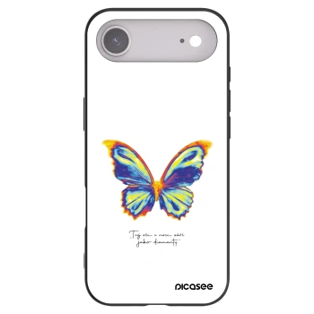 Picasee Apple iPhone Air Hülle - Schwarzes Silikon - Diamanty White