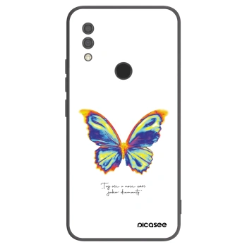 Picasee Xiaomi Redmi 7 Hülle - Schwarzes Silikon - Diamanty White