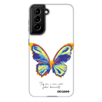 Picasee Fashion Case für Samsung Galaxy S22 5G - Diamanty White
