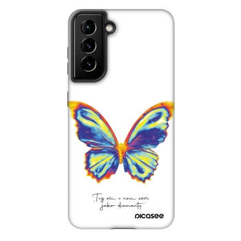 Hülle für Samsung Galaxy S21 FE 5G - Diamanty White