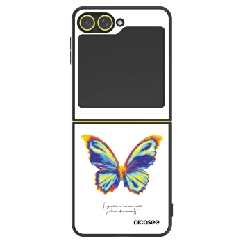 Hülle für Samsung Galaxy Z Flip7 FE 5G - Diamanty White