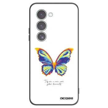Picasee Xiaomi Redmi 15 5G Hülle - Schwarzes Silikon - Diamanty White