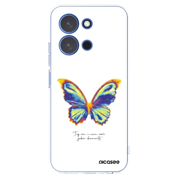 Picasee Xiaomi Redmi 15C 4G Hülle - Transparentes Silikon - Diamanty White