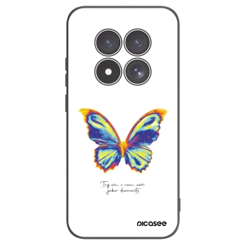 Picasee Xiaomi Redmi Note 15 Pro 4G Hülle - Schwarzes Silikon - Diamanty White