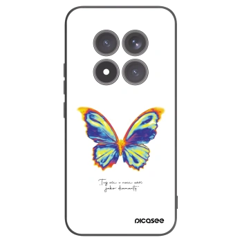 Picasee Xiaomi Redmi Note 15 Pro+ Hülle - Schwarzes Silikon - Diamanty White