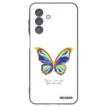 Picasee Samsung Galaxy A17 5G Hülle - Schwarzes Silikon - Diamanty White