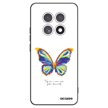 Picasee Xiaomi Redmi Note 15 Hülle - Schwarzes Silikon - Diamanty White