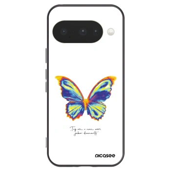 Picasee Google Pixel 10 Hülle - Schwarzes Silikon - Diamanty White
