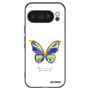 Picasee Google Pixel 10 Pro Hülle - Schwarzes Silikon - Diamanty White