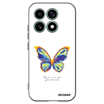 Picasee Xiaomi 17 Hülle - Schwarzes Silikon - Diamanty White