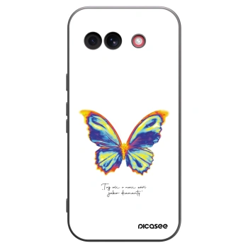 Picasee Google Pixel 10a Hülle - Schwarzes Silikon - Diamanty White
