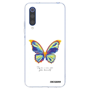 Picasee Xiaomi Mi 9 SE Hülle - Transparentes Silikon - Diamanty White