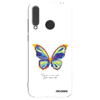 Picasee Honor 20 Lite Hülle - Transparentes Silikon - Diamanty White