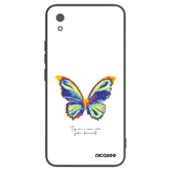 Picasee Xiaomi Redmi 7A Hülle - Schwarzes Silikon - Diamanty White