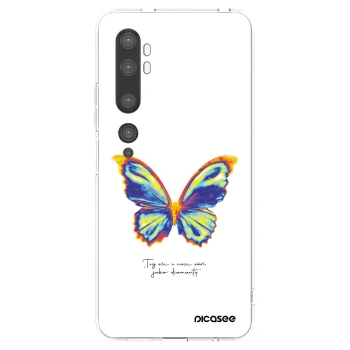 Picasee Xiaomi Mi Note 10 (Pro) Hülle - Transparentes Silikon - Diamanty White