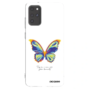 Picasee Samsung Galaxy S20+ G985F Hülle - Transparentes Silikon - Diamanty White