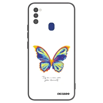 Hülle für Samsung Galaxy M21 M215F - Diamanty White