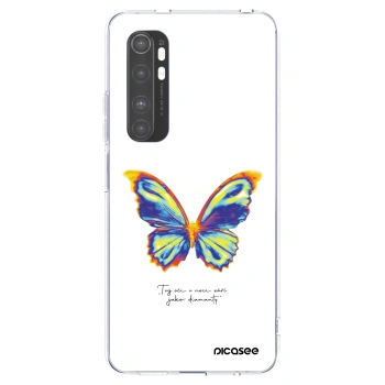 Picasee Xiaomi Mi Note 10 Lite Hülle - Transparentes Silikon - Diamanty White