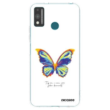 Hülle für Honor 9X Lite - Diamanty White