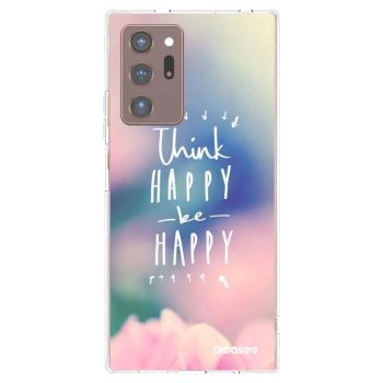 Picasee Samsung Galaxy Note 20 Ultra Hülle - Transparentes Silikon - Denke positiv!
