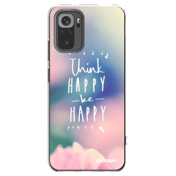 Picasee Xiaomi Redmi Note 10S Hülle - Transparentes Silikon - Denke positiv!