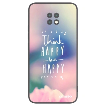 Picasee Xiaomi Redmi Note 9T Hülle - Schwarzes Silikon - Denke positiv!
