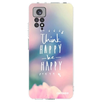 Picasee Xiaomi Redmi Note 11 Hülle - Transparentes Silikon - Denke positiv!