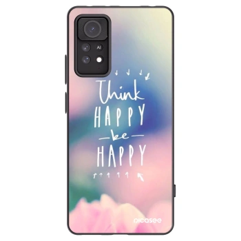 Picasee Xiaomi Redmi Note 11 Pro Hülle - Schwarzes Silikon - Denke positiv!