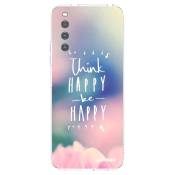 Picasee Sony Xperia 10 IV 5G Hülle - Transparentes Silikon - Denke positiv!
