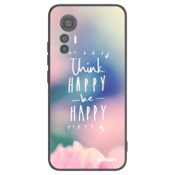 Picasee Xiaomi 12 Lite Hülle - Schwarzes Silikon - Denke positiv!
