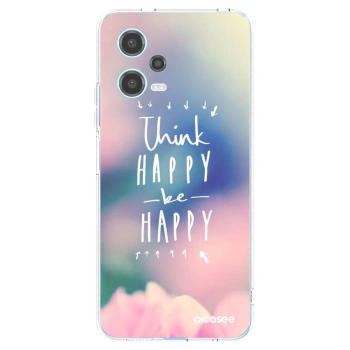 Picasee Xiaomi Redmi Note 12 5G Hülle - Transparentes Silikon - Denke positiv!