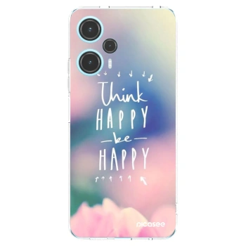 Picasee Xiaomi Poco F5 Hülle - Transparentes Silikon - Denke positiv!