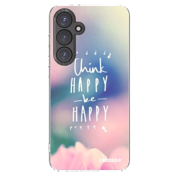 Picasee Samsung Galaxy S24 FE S721B Hülle - Transparentes Silikon - Denke positiv!