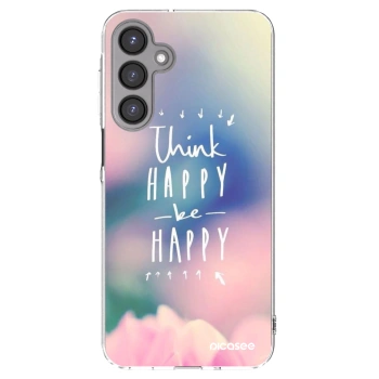 Picasee Samsung Galaxy A16 5G Hülle - Transparentes Silikon - Denke positiv!