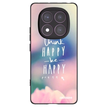Picasee Xiaomi Redmi Note 14 Pro 4G Hülle - Schwarzes Silikon - Denke positiv!