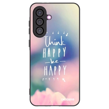 Picasee Samsung Galaxy A36 5G Hülle - Schwarzes Silikon - Denke positiv!