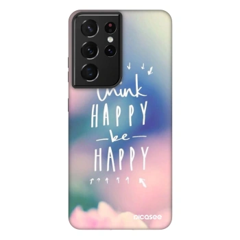 Picasee Fashion Case für Samsung Galaxy S21 Ultra 5G G998B - Denke positiv!