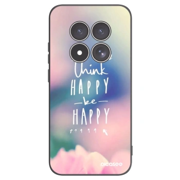 Picasee Xiaomi Redmi Note 15 Pro 4G Hülle - Schwarzes Silikon - Denke positiv!