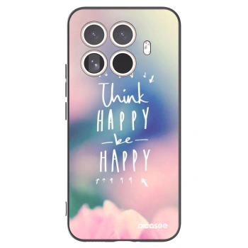 Picasee Xiaomi 15T Pro Hülle - Schwarzes Silikon - Denke positiv!