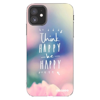 Picasee Apple iPhone 11 Hülle - Transparentes Silikon - Denke positiv!