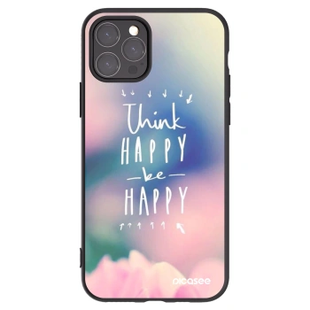 Picasee Apple iPhone 11 Pro Hülle - Schwarzes Silikon - Denke positiv!