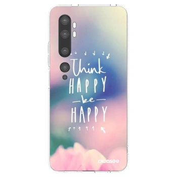 Picasee Xiaomi Mi Note 10 (Pro) Hülle - Transparentes Silikon - Denke positiv!